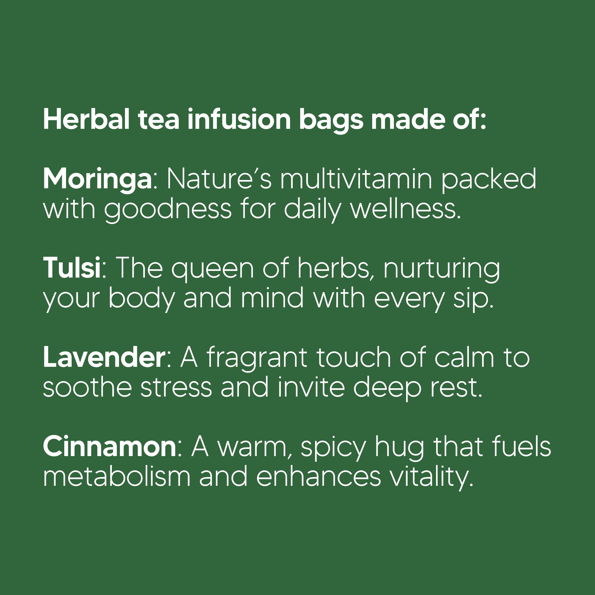 Moringa Herbal Infusions